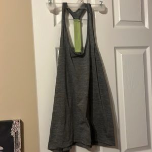 Old Navy racerback tank with neon green in the back size large